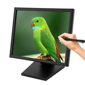17 inch POS Touchscreen Monitor, 4:3 Display 1280 x 1024 HD Multi-Touch Monitor Computer Touch Screen PC Display with VGA Input, Metal Stand for Office, POS, Retail, Restaurant, Bar, Gym, Warehouse 17 inch POS Touchscreen Monitor, 4:3 Display 1280 x 1024 HD Multi-Touch Monitor Computer Touch Screen PC Display with VGA Input, Metal Stand for Office, POS, Retail, Restaurant, Bar, Gym, Warehouse