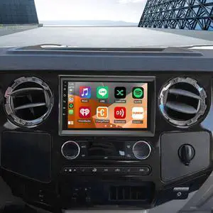 Car Upgrade for Ford F-250 F-350 Super Duty 2006 2007 2008 2009 2010-2014 | 7'' IPS Thouch Screen Stereo Upgrade with Wireless CarPlay & Andriod Auto GPS, WiFi, Bluetooth, FM, DSP, SWC Car Upgrade for Ford F-250 F-350 Super Duty 2006 2007 2008 2009 2010-2014 | 7'' IPS Thouch Screen Stereo Upgrade with Wireless CarPlay & Andriod Auto GPS, WiFi, Bluetooth, FM, DSP, SWC