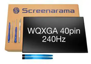 Screen Replacement for Lenovo Legion Slim 5 16APH8 82Y9 | 40pin 240Hz WQXGA Matte IPS 2560x1600 LCD LED Display with Tools and Tape Screen Replacement for Lenovo Legion Slim 5 16APH8 82Y9 | 40pin 240Hz WQXGA Matte IPS 2560x1600 LCD LED Display with Tools and Tape