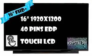 New LCD Display FITS-Replacement Touch LCD for HP OMNIBOOK 5 2K 16-af1173cl LCD Screen 16" FHD+ 40 Pins LED Display Touch Panel (for Touch Screen Only) New LCD Display FITS-Replacement Touch LCD for HP OMNIBOOK 5 2K 16-af1173cl LCD Screen 16" FHD+ 40 Pins LED Display Touch Panel (for Touch Screen Only)