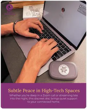Harmonizer Ultra Wi-Fi Shield Stainless Steel Energy Balancing Accessory for Wireless Spaces Protection Sticker for Routers & Devices, No Setup Needed (3 Pack) Harmonizer Ultra Wi-Fi Shield Stainless Steel Energy Balancing Accessory for Wireless Spaces Protection Sticker for Routers & Devices, No Setup Needed (3 Pack)
