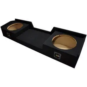 Fits 2004-2015 Nissan Titan King or Crew Cab Dual 12" Sub Box - ASC | Unloaded 12 inch subwoofer enclosure, truck bass upgrade, holds 2 drivers, sturdy build, weekend friendly install Fits 2004-2015 Nissan Titan King or Crew Cab Dual 12" Sub Box - ASC | Unloaded 12 inch subwoofer enclosure, truck bass upgrade, holds 2 drivers, sturdy build, weekend friendly install