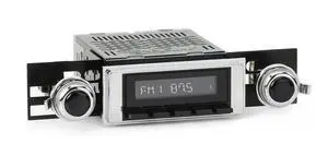 RetroRadio AM FM Stereo 53P-73P Black Compatible with 1969 Chevrolet Camaro RetroRadio AM FM Stereo 53P-73P Black Compatible with 1969 Chevrolet Camaro