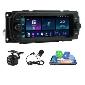 6.86" Touchscreen Car Stereo for Dodge Durango 2001-2003 2G+32G Android 13 Car Radio w/Carplay & Android Auto IPS Touchscreen GPS Navigation w/Bluetooth WiFi FM/RDS Backup Camera Mirror Link SWC 6.86" Touchscreen Car Stereo for Dodge Durango 2001-2003 2G+32G Android 13 Car Radio w/Carplay & Android Auto IPS Touchscreen GPS Navigation w/Bluetooth WiFi FM/RDS Backup Camera Mirror Link SWC