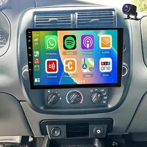 10.1 Inch Touschscreen Car Radio for Ford Ranger 1998-2006 | with Wireless CarPlay Android Auto, 4+64G Android 14 Double Din Car Stereo Head Unit w/GPS Bluetooth WiFi FM SWC Camera 10.1 Inch Touschscreen Car Radio for Ford Ranger 1998-2006 | with Wireless CarPlay Android Auto, 4+64G Android 14 Double Din Car Stereo Head Unit w/GPS Bluetooth WiFi FM SWC Camera