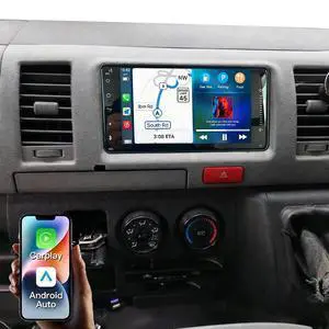 4G+64G Car Stereo for Toyota Hiace 2004-2019 7 Inch Touchscreen Android 13 Car Radio w/Wireless Carplay & Android Auto GPS Navigation Head Unit w/Bluetooth WiFi FM/RDS Backup Camera Mirror Link SWC 4G+64G Car Stereo for Toyota Hiace 2004-2019 7 Inch Touchscreen Android 13 Car Radio w/Wireless Carplay & Android Auto GPS Navigation Head Unit w/Bluetooth WiFi FM/RDS Backup Camera Mirror Link SWC