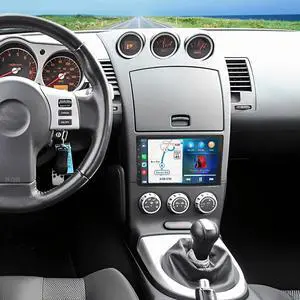 Double Din Car Stereo for Nissan 350Z 2003-2009 with Wireless CarPlay and Android Auto, 7" HD Touchscreen 2G+32G Android 14 Car Radio Support Bluetooth WiFi GPS SWC FM RDS Mirror Link Backup Camera Double Din Car Stereo for Nissan 350Z 2003-2009 with Wireless CarPlay and Android Auto, 7" HD Touchscreen 2G+32G Android 14 Car Radio Support Bluetooth WiFi GPS SWC FM RDS Mirror Link Backup Camera