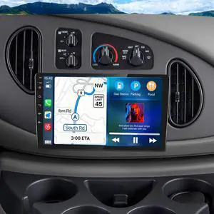 4G+64G Car Stereo for Ford E-250 E-350 Super Duty 1998-2008 with Wireless CarPlay Android Auto, 10.1" Touchscreen Android 14 Double Din Car Radio Bluetooth WiFi GPS SWC FM Mirror Link Backup Camera 4G+64G Car Stereo for Ford E-250 E-350 Super Duty 1998-2008 with Wireless CarPlay Android Auto, 10.1" Touchscreen Android 14 Double Din Car Radio Bluetooth WiFi GPS SWC FM Mirror Link Backup Camera