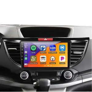 Double Din Car Stereo for Honda CRV 2012-2016 with Wireless CarPlay and Android Auto, 10 Inch IPS Touchscreen Android 14 Car Radio Support Bluetooth WiFi GPS SWC FM RDS Camera, 2+32G Double Din Car Stereo for Honda CRV 2012-2016 with Wireless CarPlay and Android Auto, 10 Inch IPS Touchscreen Android 14 Car Radio Support Bluetooth WiFi GPS SWC FM RDS Camera, 2+32G