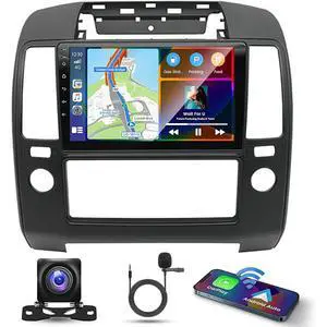 Android 14 Car Stereo for Nissan Navara 2006-2012 with CarPlay Android Auto, 9 Inch HD Touchscreen Double Din Car Radio Receiver w/GPS Bluetooth SWC Backup Screen Camera WiFi, 2+ 32G Android 14 Car Stereo for Nissan Navara 2006-2012 with CarPlay Android Auto, 9 Inch HD Touchscreen Double Din Car Radio Receiver w/GPS Bluetooth SWC Backup Screen Camera WiFi, 2+ 32G