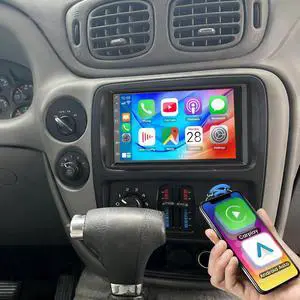 4+64G Double Din Car Stereo Upgrade for 2004-2006 Chevy Blazer Trailblazer Android 14 Radio Replacement 7" Touch Screen Head Unit w/Wireless CarPlay Android Auto GPS Navi Bluetooth WiFi FM RDS Camera 4+64G Double Din Car Stereo Upgrade for 2004-2006 Chevy Blazer Trailblazer Android 14 Radio Replacement 7" Touch Screen Head Unit w/Wireless CarPlay Android Auto GPS Navi Bluetooth WiFi FM RDS Camera