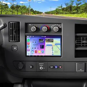 8 Inch Android 14 Car Stereo for Chevy Express 2500 3500 4500 2008-2024 with Wireless CarPlay Android Auto, 4G+64G Touchscreen Double Din Car Radio with Bluetooth GPS WiFi FM RDS SWC Backup Camera 8 Inch Android 14 Car Stereo for Chevy Express 2500 3500 4500 2008-2024 with Wireless CarPlay Android Auto, 4G+64G Touchscreen Double Din Car Radio with Bluetooth GPS WiFi FM RDS SWC Backup Camera