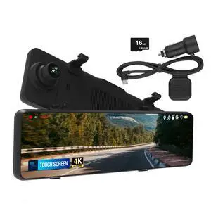 Type S Y400 2-in-1 Car Mirror with Integrated 4K dashcam, Ultra HD Recording, Smart G-Sensor Incident Recording, Parking Surveillance, GPS, Motion Detection, 16GB SD Card Included Type S Y400 2-in-1 Car Mirror with Integrated 4K dashcam, Ultra HD Recording, Smart G-Sensor Incident Recording, Parking Surveillance, GPS, Motion Detection, 16GB SD Card Included