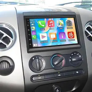 Double Din Car Stereo for Ford F150 2004-2008/F250 2006-2014 with Wireless Carplay Android Auto, 7 Inch Touch Screen Android 13 Car Radio Receiver with GPS Bluetooth AHD SWC BT Backup Camera, 2+32G Double Din Car Stereo for Ford F150 2004-2008/F250 2006-2014 with Wireless Carplay Android Auto, 7 Inch Touch Screen Android 13 Car Radio Receiver with GPS Bluetooth AHD SWC BT Backup Camera, 2+32G