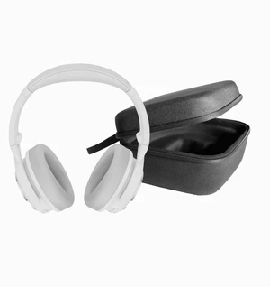 Noise Cancelling Over-Ear Headphones with Hard Case, White Active Noise Cancellation, Transparency Mode, Clear Voice Pick-up, Alexa Built-in Noise Cancelling Over-Ear Headphones with Hard Case, White Active Noise Cancellation, Transparency Mode, Clear Voice Pick-up, Alexa Built-in