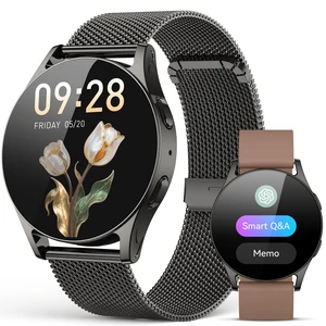 Smart Watch for Women, 1.32" AMOLED Smartwatch with AI Voice Assistant & Translator, Fitness Tracker with Heart Rate Sleep SpO2 Monitor, Bluetooth Call, 153 Sports, IP68, iOS Android Smart Watch for Women, 1.32" AMOLED Smartwatch with AI Voice Assistant & Translator, Fitness Tracker with Heart Rate Sleep SpO2 Monitor, Bluetooth Call, 153 Sports, IP68, iOS Android