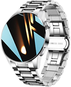 Smart Watches Men Women, Bluetooth Calls, Heart Rate Sleep Monitor,IP67 Waterproof Fitness Tracker, Black Stainless Steel Watches for Android & iOS (B-Silver) Smart Watches Men Women, Bluetooth Calls, Heart Rate Sleep Monitor,IP67 Waterproof Fitness Tracker, Black Stainless Steel Watches for Android & iOS (B-Silver)