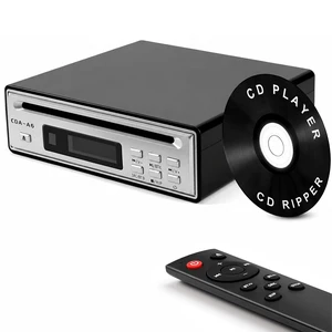 Portable CD Player for Home, CD Ripper, Desk Audio CD Players, CD Player for Soundbar, with Optical and AUX 3.5mm Output Portable CD Player for Home, CD Ripper, Desk Audio CD Players, CD Player for Soundbar, with Optical and AUX 3.5mm Output