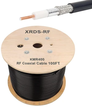 KMR400 RF Coaxial Cable 50 Ohm Low Loss Coax Cable with NO Connectors 100FT KMR400 RF Coaxial Cable 50 Ohm Low Loss Coax Cable with NO Connectors 100FT