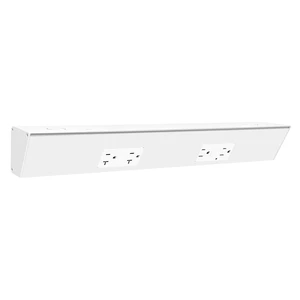 18" Angled Under Cabinet Outlet Strip, 2 x 15 Amp Duplex Receptacle, 1 Pack GFCI Protection, Sturdy Metal Struture, Pre-Wired for Easy Installtion, Keep Tile Backsplash Tidy, Brown 18" Angled Under Cabinet Outlet Strip, 2 x 15 Amp Duplex Receptacle, 1 Pack GFCI Protection, Sturdy Metal Struture, Pre-Wired for Easy Installtion, Keep Tile Backsplash Tidy, Brown