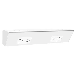 12" Angled Under Cabinet Outlet Strip Hardwired, 1 Pack 12" Angled Under Cabinet Outlet Strip Hardwired, 1 Pack