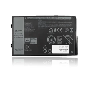 6WVHD Laptop Battery for Dell Latitude 7230 Rugged Extreme Tablet T06H001 Compatible with Dell T06H Series, Replaces FNW8F 451-BDDY 0VDDJY VDDJY 0JM6CX JM6CX, 7.6V 35.6Wh 4457mAh replacement Battery 6WVHD Laptop Battery for Dell Latitude 7230 Rugged Extreme Tablet T06H001 Compatible with Dell T06H Series, Replaces FNW8F 451-BDDY 0VDDJY VDDJY 0JM6CX JM6CX, 7.6V 35.6Wh 4457mAh replacement Battery