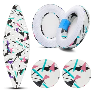 Mod Kit Arctis Nova 7 - Gel Earpads, Headband & Side Plates Made by Wicked Cushions Also Fits Nova 5 & Pro Wired, Comfort & Style Upgrade 90's White Mod Kit Arctis Nova 7 - Gel Earpads, Headband & Side Plates Made by Wicked Cushions Also Fits Nova 5 & Pro Wired, Comfort & Style Upgrade 90's White
