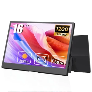 16 Inch Portable Monitor, FHD 1200P IPS Screen,Portable Monitor for Laptop,Ultra-Slim Plug & Play USB-C/HDMI External Second Monitor for Laptop, Phone, PS5, Xbox, Switch, PC (16", ZL16) 16 Inch Portable Monitor, FHD 1200P IPS Screen,Portable Monitor for Laptop,Ultra-Slim Plug & Play USB-C/HDMI External Second Monitor for Laptop, Phone, PS5, Xbox, Switch, PC (16", ZL16)