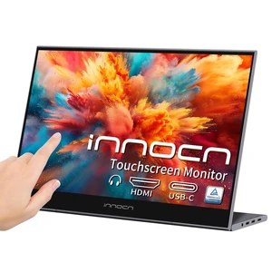 15.6 inch Portable Monitor Touchscreen 1080P HDMI, USB C HDMI for MacBook, Windows, Tablets, Android, Chrome, PS4, Switch, Mini PC 400Nits 100% sRGB 15.6 inch Portable Monitor Touchscreen 1080P HDMI, USB C HDMI for MacBook, Windows, Tablets, Android, Chrome, PS4, Switch, Mini PC 400Nits 100% sRGB