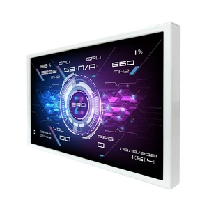 10.1'' LCD Monitor 1280x800 IPS Portable Secondary Display,White Supports Mini H/D Input,As PC Case Screen Monitoring Computer Laptop GPU CPU RAM Data 10.1'' LCD Monitor 1280x800 IPS Portable Secondary Display,White Supports Mini H/D Input,As PC Case Screen Monitoring Computer Laptop GPU CPU RAM Data