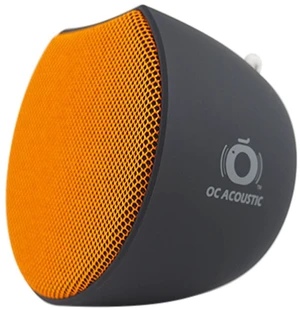 Newport Plug-in Outlet Speaker with Bluetooth 5.1 and Built-in USB Type-A Charging Port (Orange/Black) Newport Plug-in Outlet Speaker with Bluetooth 5.1 and Built-in USB Type-A Charging Port (Orange/Black)