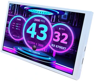 8 Inch Mini LCD Monitor IPS 1280x800 Small Portable Monitor,White with Mini H/D Interface,for DIY Secondary Display/PC Case Internal Screen 8 Inch Mini LCD Monitor IPS 1280x800 Small Portable Monitor,White with Mini H/D Interface,for DIY Secondary Display/PC Case Internal Screen
