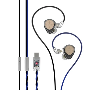 ST2 Pro USB-C Earbuds Wired, Dual Magnetic Circuit 10mm Dynamique Drivers in Ear Monitor Headphones, ESS ES9218AC Pro DAC Chip, HD Mic, in-Line Control, Tpye-C DSP, OFC Cable, Black ST2 Pro USB-C Earbuds Wired, Dual Magnetic Circuit 10mm Dynamique Drivers in Ear Monitor Headphones, ESS ES9218AC Pro DAC Chip, HD Mic, in-Line Control, Tpye-C DSP, OFC Cable, Black