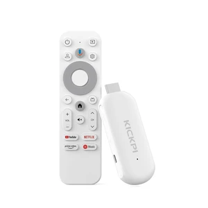 KP2 Android TV Stick 2GB RAM 8GB ROM Android 14 Amlogic S905Y4 Quad-Core Processor 4K HDR Chromecast Built-in Dolby Audio Voice Assistant, White KP2 Android TV Stick 2GB RAM 8GB ROM Android 14 Amlogic S905Y4 Quad-Core Processor 4K HDR Chromecast Built-in Dolby Audio Voice Assistant, White