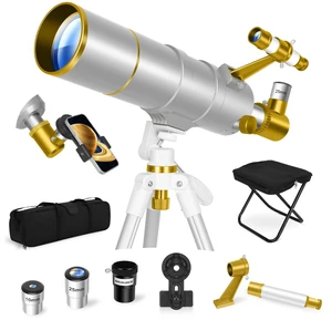 90mm Aperture 600mm Telescope for Adults Astronomy &Kids with Stool Refractor Telescope for Adults High Powered (24-180X), Portable Travel Telescopes for Beginners with Tripod,Phone Adapter,Bag 90mm Aperture 600mm Telescope for Adults Astronomy &Kids with Stool Refractor Telescope for Adults High Powered (24-180X), Portable Travel Telescopes for Beginners with Tripod,Phone Adapter,Bag