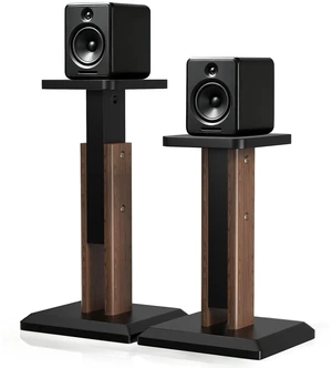 Height Adjustable Speaker Stands Pair 17.7 to 25.6 Inch, Wood Grain Universal Floor Speaker Stands Studio Monitor Bookshelf Speaker Stands, Enhanced Audio Listening Experience for Home Theater Height Adjustable Speaker Stands Pair 17.7 to 25.6 Inch, Wood Grain Universal Floor Speaker Stands Studio Monitor Bookshelf Speaker Stands, Enhanced Audio Listening Experience for Home Theater
