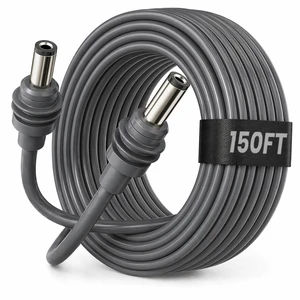 Starlink Mini Power Cable 150FT/46M, DC5521 Male to Male DC to DC Replacement Cord, 18AWG Waterproof Mating Power Cable for Starlink Mini RV, Camping, Van, Off-Grid Outdoor Setup Starlink Mini Power Cable 150FT/46M, DC5521 Male to Male DC to DC Replacement Cord, 18AWG Waterproof Mating Power Cable for Starlink Mini RV, Camping, Van, Off-Grid Outdoor Setup