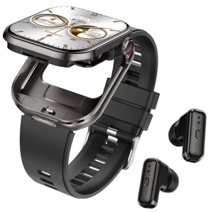 2 in 1 Smart Watch with TWS Earbuds,2.02" HD Touch Screen Fitness Watch,Bluetooth Call,Waterproof Sports Tracker Compatible with Android & iPhone 2 in 1 Smart Watch with TWS Earbuds,2.02" HD Touch Screen Fitness Watch,Bluetooth Call,Waterproof Sports Tracker Compatible with Android & iPhone