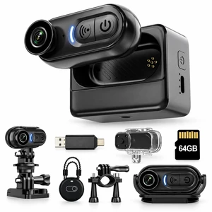 4K Body Action Mini Camera - Thumb POV 64GB Cam with Audio & Video Recording, 6-Axis Image Stabilization - IPX7 Waterproof - Outdoor Indoor Hands-Free Wearable Cams for Cycling Travel Vlog Swim 4K Body Action Mini Camera - Thumb POV 64GB Cam with Audio & Video Recording, 6-Axis Image Stabilization - IPX7 Waterproof - Outdoor Indoor Hands-Free Wearable Cams for Cycling Travel Vlog Swim