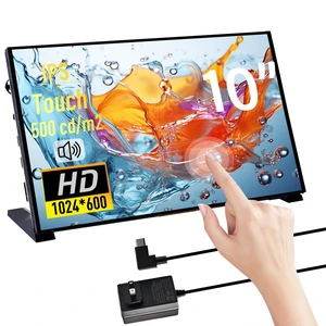 10.1 inch Capacitive Touchscreen for Raspberry Pi, HDMI Monitor IPS 1024X600 LCD Display with Dual-Speaker for Raspberry Pi 5/4B/3B+/3B/B+, with Mount Hole to Install Raspberry Pi Board 10.1 inch Capacitive Touchscreen for Raspberry Pi, HDMI Monitor IPS 1024X600 LCD Display with Dual-Speaker for Raspberry Pi 5/4B/3B+/3B/B+, with Mount Hole to Install Raspberry Pi Board