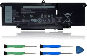 66DWX Laptop Battery Compatible with Dell Latitude 7340 7350 7440 7450 7640 7650 Series Notebook 086D0Y 86D0Y 00HYH8 0HYH8 11.4V 57Wh 4878mAh 66DWX Laptop Battery Compatible with Dell Latitude 7340 7350 7440 7450 7640 7650 Series Notebook 086D0Y 86D0Y 00HYH8 0HYH8 11.4V 57Wh 4878mAh