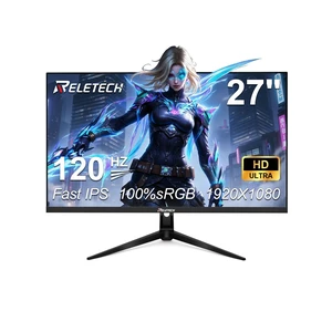 27 Inch 120Hz Monitor, FHD 1080P, Fast-IPS, AMD FreeSync, 100% sRGB, Low Blue Light Eye Care, 3-Side Borderless Frameless, HDMI VGA Ports, 100x100mm VESA Mount for Gaming & Office (R27 Velo) 27 Inch 120Hz Monitor, FHD 1080P, Fast-IPS, AMD FreeSync, 100% sRGB, Low Blue Light Eye Care, 3-Side Borderless Frameless, HDMI VGA Ports, 100x100mm VESA Mount for Gaming & Office (R27 Velo)