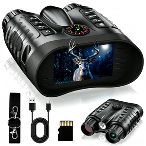 4K Night Vision Goggles, Night Vision Binoculars,1314FT IR Night Vision Gifts for Men & Teens, 3.2" Screen, Photo & 4K Video Recording for Wildlife Watching Camping Outdoor Exploration 4K Night Vision Goggles, Night Vision Binoculars,1314FT IR Night Vision Gifts for Men & Teens, 3.2" Screen, Photo & 4K Video Recording for Wildlife Watching Camping Outdoor Exploration