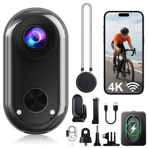 4k Mini POV Wearable Thumb Action Body Camera with Charging Case 5-Hour Ultra-Long Battery Life Body Cam, 64GB Card, 30m Waterproof & Image-Stabilized for Outdoor Cycling & Diving Recording 4k Mini POV Wearable Thumb Action Body Camera with Charging Case 5-Hour Ultra-Long Battery Life Body Cam, 64GB Card, 30m Waterproof & Image-Stabilized for Outdoor Cycling & Diving Recording
