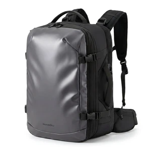 Vacuum Travel Backpack, One-Button Compression, Carry-On Built-in Electric Pump Ergonomic Hip Belt Expandable TSA Lock Water-Resistant Wet/Dry & Shoe Pockets 17" Laptop Vacuum Travel Backpack, One-Button Compression, Carry-On Built-in Electric Pump Ergonomic Hip Belt Expandable TSA Lock Water-Resistant Wet/Dry & Shoe Pockets 17" Laptop