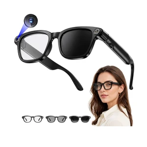 AI Smart Glasses with Camera, 4K Video & 8MP Photo Capture Real-Time Translation, AI Assistant, Object Recognition, Open-Ear Audio & Calls for Travel, Vlogging & Business AI Smart Glasses with Camera, 4K Video & 8MP Photo Capture Real-Time Translation, AI Assistant, Object Recognition, Open-Ear Audio & Calls for Travel, Vlogging & Business