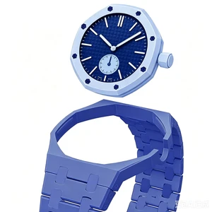 Full Ceramic Watch Case & Strap Replacement Compatible with AP x Swatch Royal Pop Series,Convertible Wrist Strap for 3 o'clock Crown Orientation,Waterproof Replacement Strap Full Ceramic Watch Case & Strap Replacement Compatible with AP x Swatch Royal Pop Series,Convertible Wrist Strap for 3 o'clock Crown Orientation,Waterproof Replacement Strap