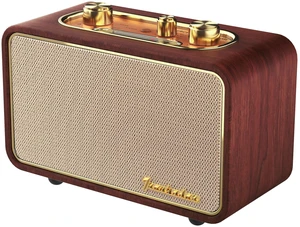 Retro Bluetooth Speaker, Wireless Speaker, Portabe, Vintage, Dark Retro Bluetooth Speaker, Deep Bass, 10H Battery, Aux/Antenna, Interchangeable Faceplates Retro Bluetooth Speaker, Wireless Speaker, Portabe, Vintage, Dark Retro Bluetooth Speaker, Deep Bass, 10H Battery, Aux/Antenna, Interchangeable Faceplates