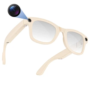 AI Smart Glasses with Camera and Bluetooth, 8MP 4K Video Audio Recording Glasses with Translation & Voice Control, IP67 Waterproof Smart Glasses for Business & Outdoor AI Smart Glasses with Camera and Bluetooth, 8MP 4K Video Audio Recording Glasses with Translation & Voice Control, IP67 Waterproof Smart Glasses for Business & Outdoor