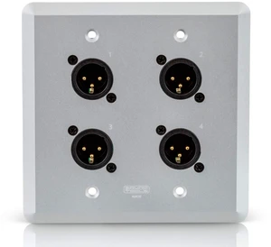 Wall CAT MX-S (Male, Silver) - Audio Over Shielded CAT Cable Capable of sending analog audio, DMX, Clear-Com and AES Wall CAT MX-S (Male, Silver) - Audio Over Shielded CAT Cable Capable of sending analog audio, DMX, Clear-Com and AES